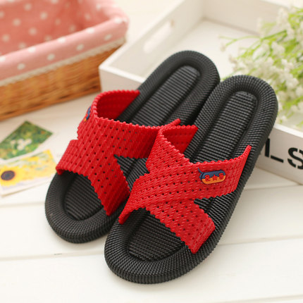 拖鞋夏季男女士时尚 室内情侣家居地板防滑塑料家用凉拖沙滩拖鞋