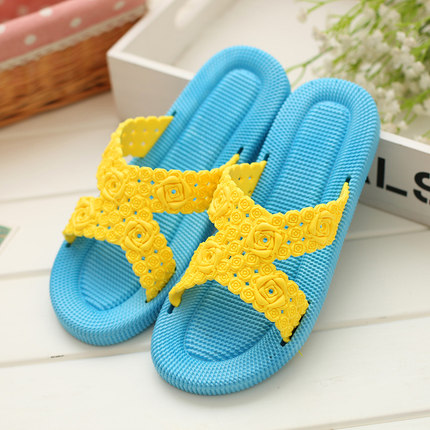拖鞋夏季男女士时尚 室内情侣家居地板防滑塑料家用凉拖沙滩拖鞋