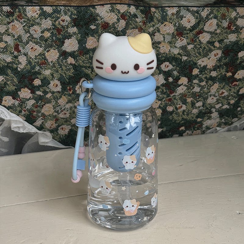 Tritan大容量防漏吸管杯