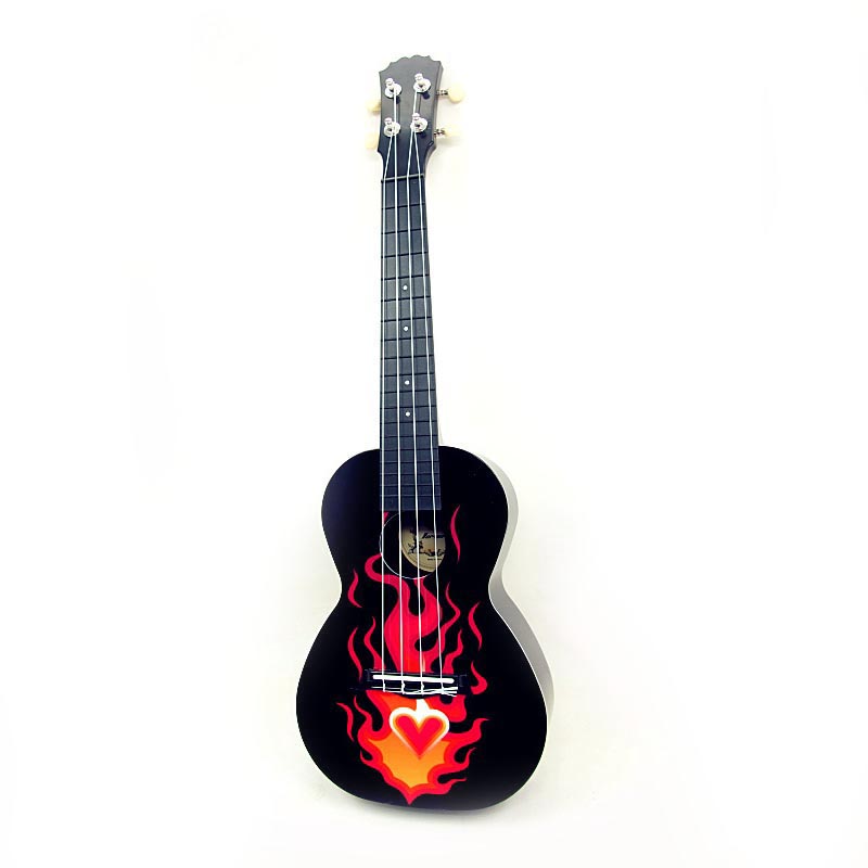 包邮- vorson尤克里里 24寸ukulele黑色吉他优客莉莉 AUP-24-19