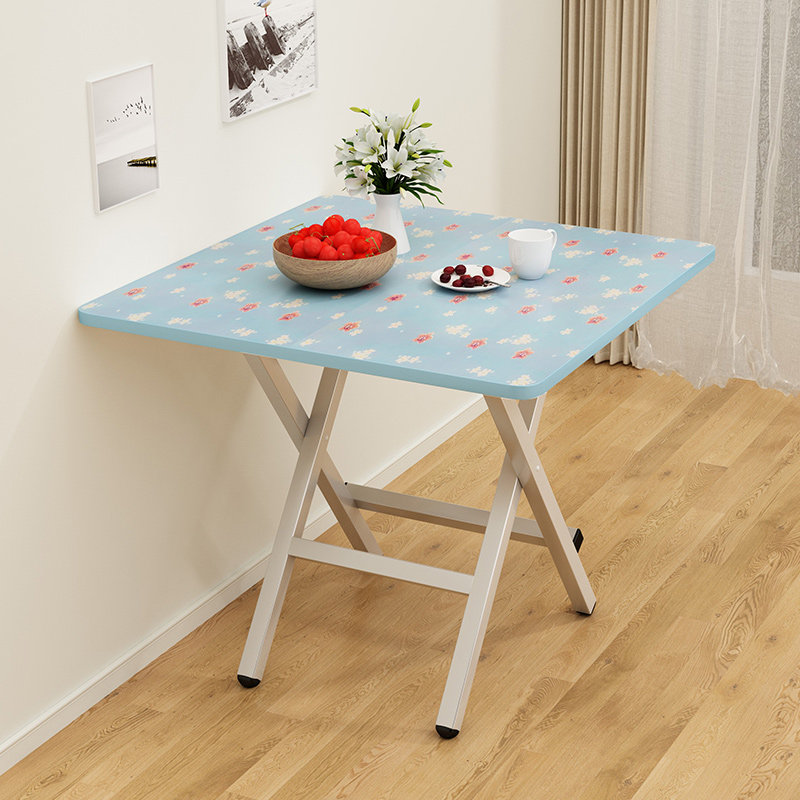 便携式摆摊吃饭露营餐桌可折叠小户型方桌子家用简易出租屋用户外