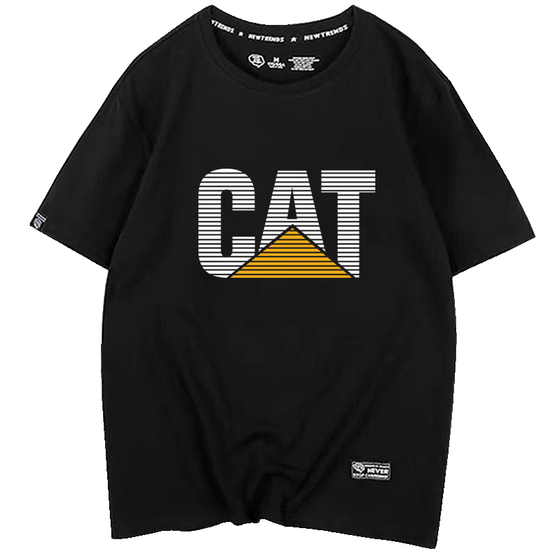 CAT重工t恤短袖男女纯棉周边