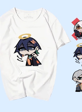 绝区零游戏绳匠法厄同无阵营周边衣服男女同款纯棉定制短袖T恤衫