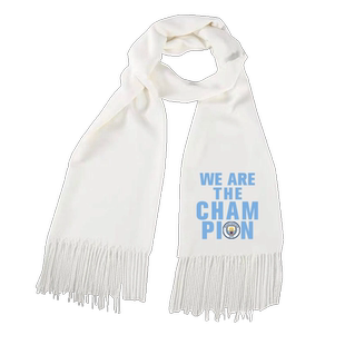 曼城球迷纪念建队125周边足球衣服男女休闲定制围脖披肩秋季围巾