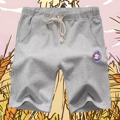 非人哉国潮动漫周边联名时尚短裤