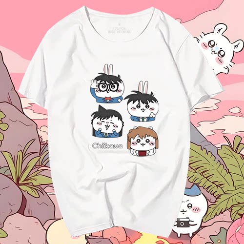 chiikawa吉伊卡哇乌萨奇短袖T恤