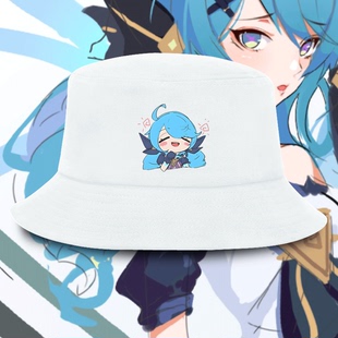 英雄LOL联盟灵罗娃娃格温剪刀妹周边男女秋冬可定制盆帽子渔夫帽