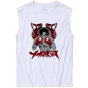 装甲重拳joe短袖T恤megalobox2动漫周边男女学生热血宽松半-背心