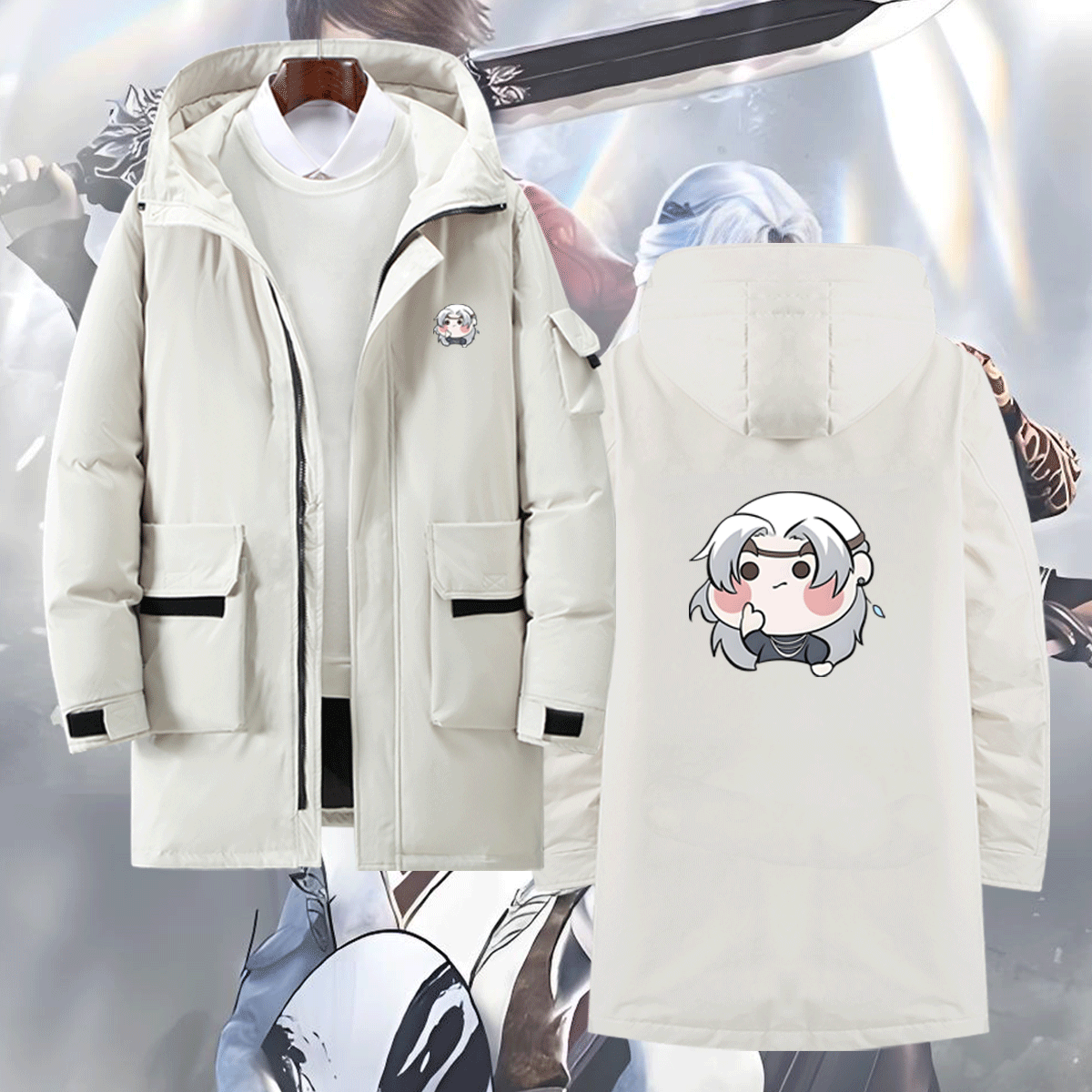 画江湖之不良人Q版动漫羽绒服