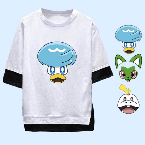 联名衣服男女短袖T恤夏假两件