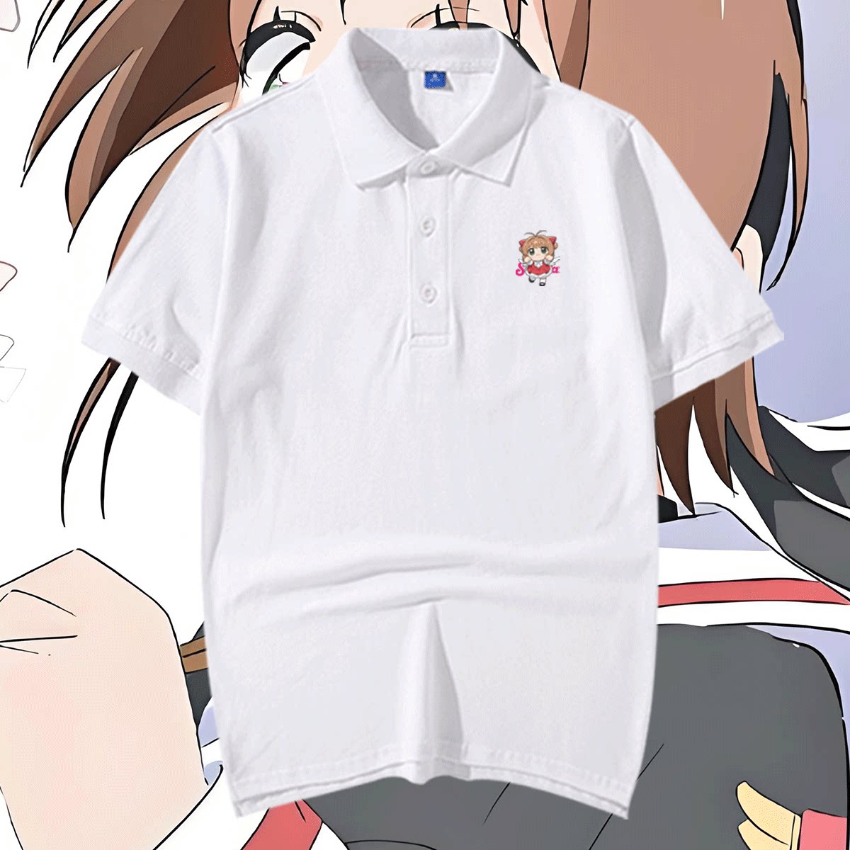 男女情侣夏季宽松休闲百搭POLO衫