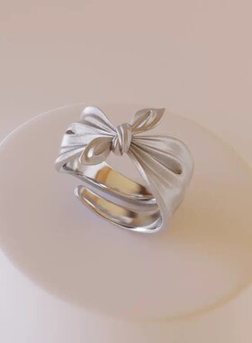 瑞士 Francesca单结系列开口小众设计戒指立体冷淡风轻奢高级指环