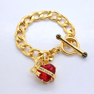 瑞士【设计师】Francesca 爱心蝴蝶基础款手链立体心形水晶手镯