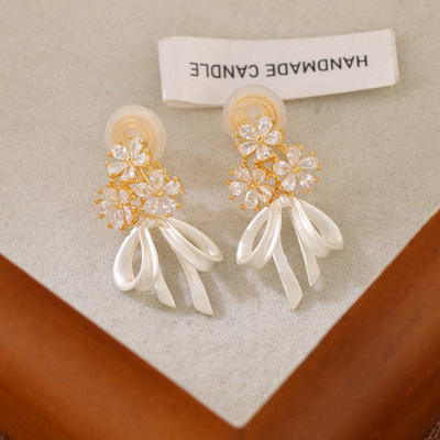 瑞士【设计师】Francesca  2026新款法式耳环小众设计耳饰流苏