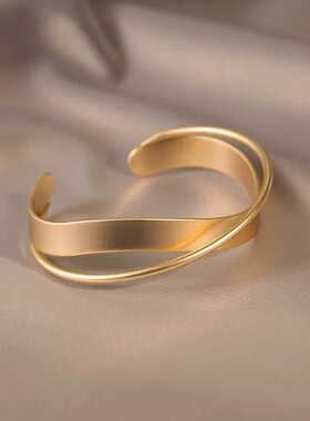 瑞士 Francesca 法式不规则几何手镯气质小众简约高级感时尚开口