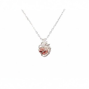 瑞士 Francesca 小众原创「琉璃心」心脏轻奢项链个性独特精致