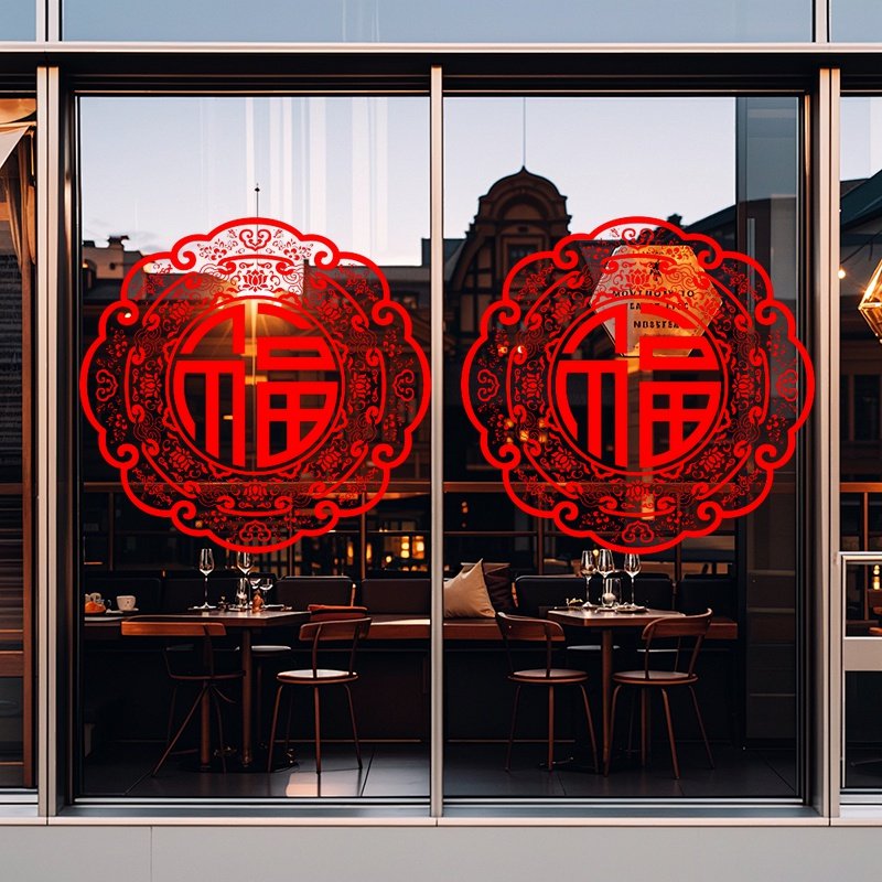 2026新款春节玻璃门贴马年窗花贴纸新年福字剪纸过年氛围装饰布置,节庆用品/礼品,喜字/剪纸/贴纸,淘宝优惠券,粉丝福利购,淘宝优惠卷