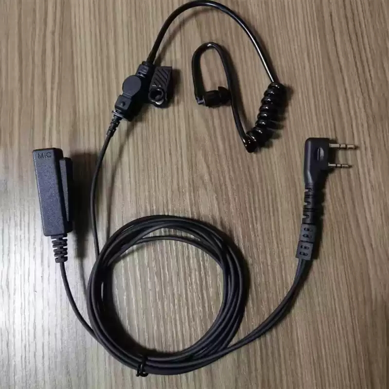 对讲机耳机大铁夹K头宝锋UV5R UV82 888S森海克斯8600 8800 UVK5