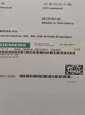 议价正品S120内存卡6SL3054-0ED01-1BA0-Z Z=F01=F02-03-04-05-06