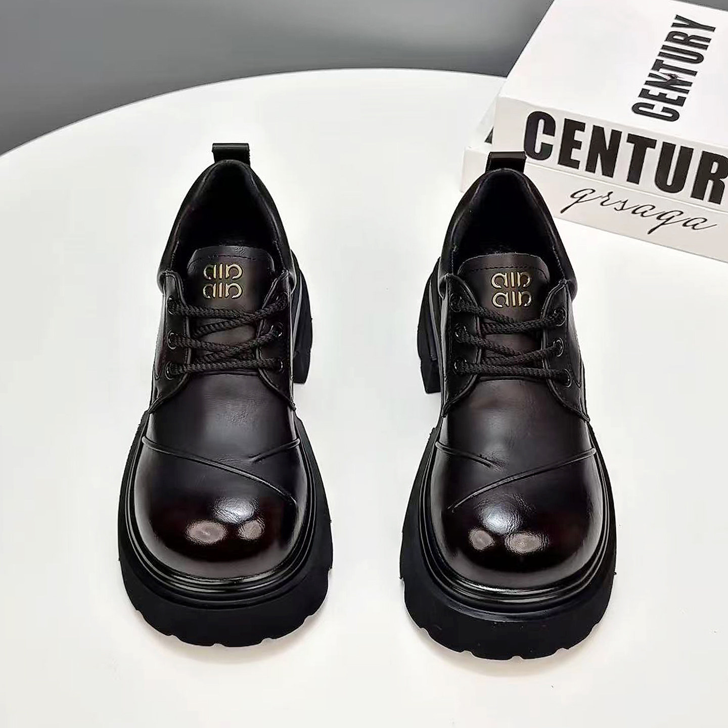 欧货真皮厚底乐福鞋女2026春秋新款英伦风时尚小皮鞋单鞋jk小皮鞋,女鞋,乐福鞋（豆豆鞋）,淘宝优惠券,粉丝福利购,淘宝优惠卷