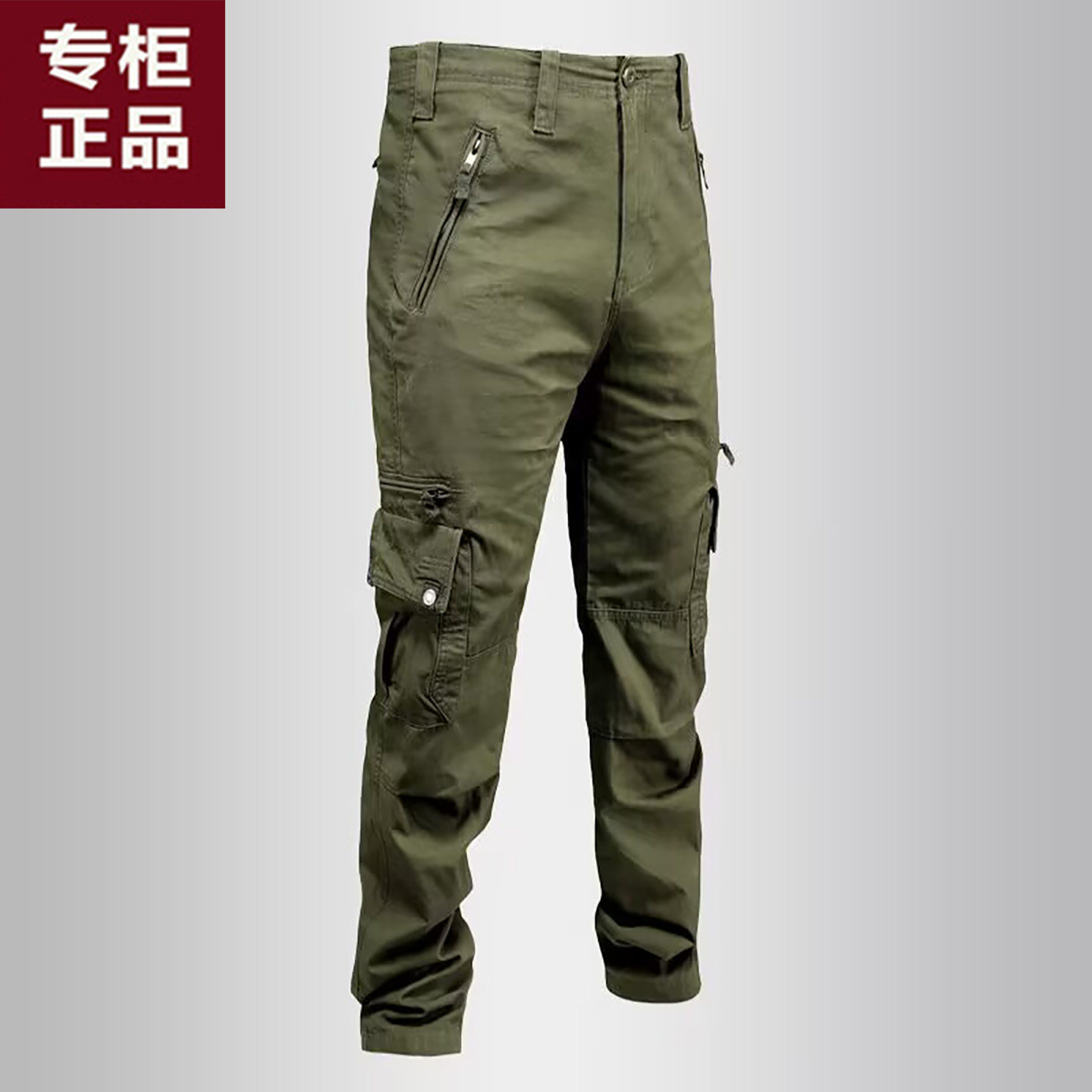 秋冬新款百搭潮牌工装裤男裤耐穿耐磨男士多口袋拉链款直筒战术裤,户外/登山/野营/旅行用品,迷彩裤/军迷裤/工装裤,淘宝优惠券,粉丝福利购,淘宝优惠卷