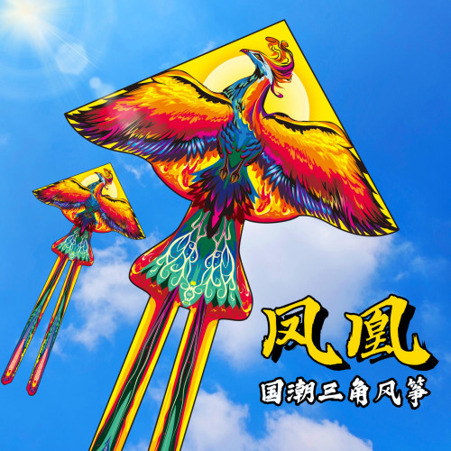 丽达2026新款国潮三角风筝微风