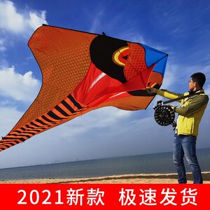 丽达潍坊风筝成人大型专用高档专业2022新款三角超长尾微风易飞蛇