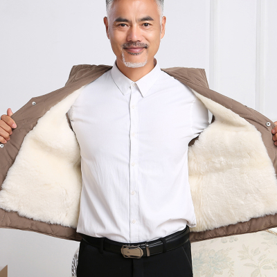 【男款】真皮真毛皮毛一体爸爸款羊皮马甲