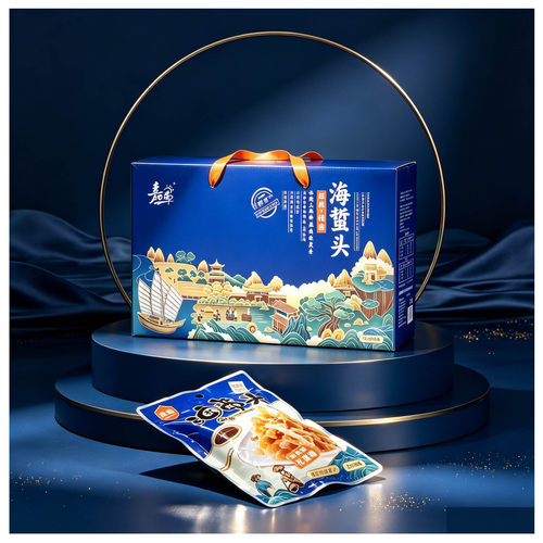 日照特产【嘉瑞】 中秋节送礼礼盒装海蜇头系列开袋即食鲜脆零食