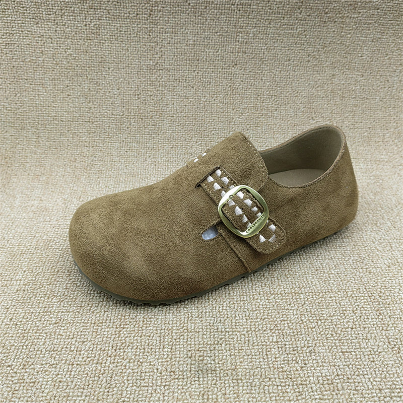 2026春季新款复古风搭扣勃肯鞋女圆头一脚蹬舒适秀气女单鞋,女鞋,勃肯鞋/软木鞋,淘宝优惠券,粉丝福利购,淘宝优惠卷