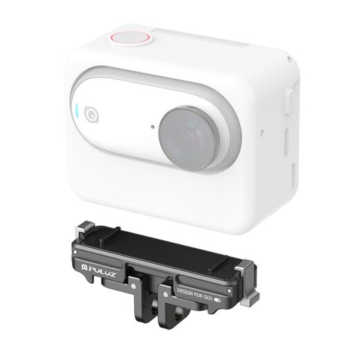 PULUZ胖牛适用Insta360GO3/3S相机磁吸快拆底座支架运动相机配件
