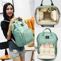 Thời trang Nhật Bản Mummy bag Mẹ thực tế Túi mẹ phong cách phương Tây trở lại túi sữa với vải đơn giản - Túi / túi Baby balo cho mẹ bỉm sữa loại nào tốt