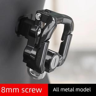 电动车挂钩带锁前置通用九号雅迪金属强力承重防脱落挂物勾头盔锁