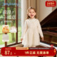 女童连衣裙宝宝秋冬新款 抗菌 加绒蓬蓬纱裙儿童公主裙新年演出服