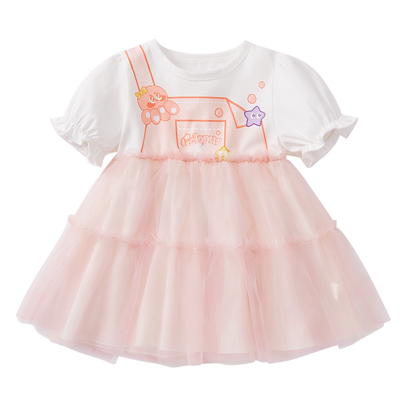 女童裙子夏连衣裙女宝小女孩网纱裙2026新款绝美儿童公主裙假两件