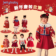 女童新中式 合集 连衣裙宝宝红色汉服春秋裙子儿童国风衣服 唐装