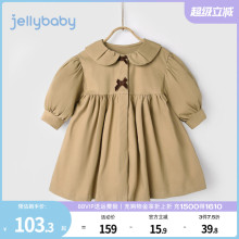 女童风衣外套春秋款小女孩开衫英伦风宝宝秋冬4岁7上衣儿童秋装女