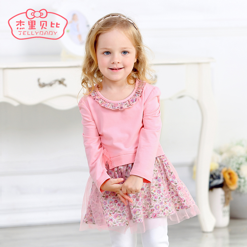 Robes pour fille JELLYBABY en coton - Ref 2044514 Image 5