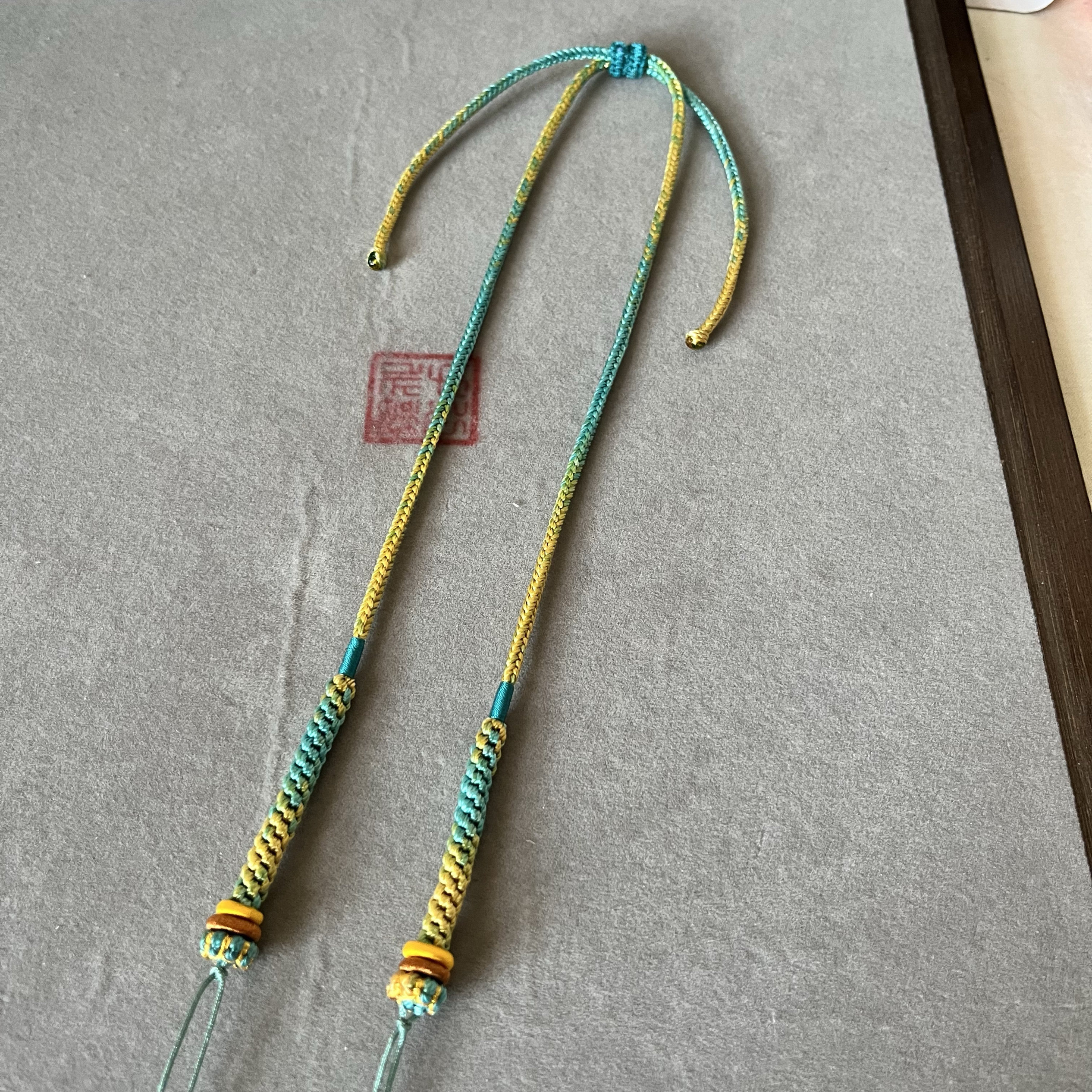 横穿挂绳手工轮回结八股结吊链项绳