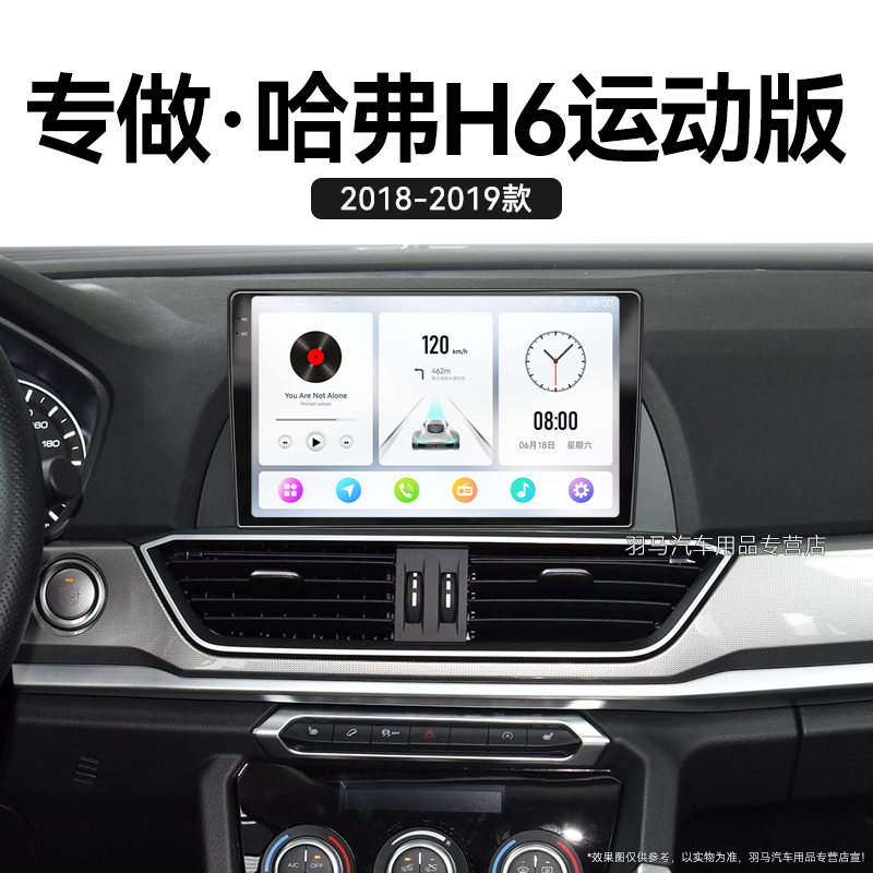 18/19老款长城哈弗H6运动版专用360全景多媒体中控显示大屏导航仪