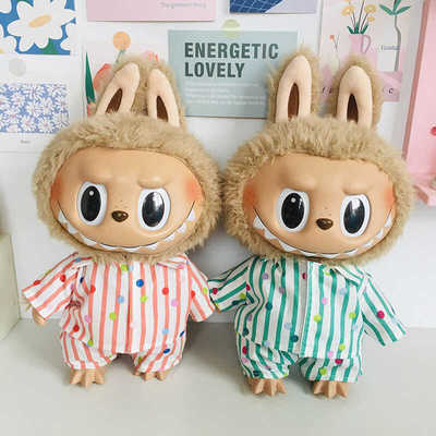 可爱毛绒条纹搪胶短裤37cm衬衫