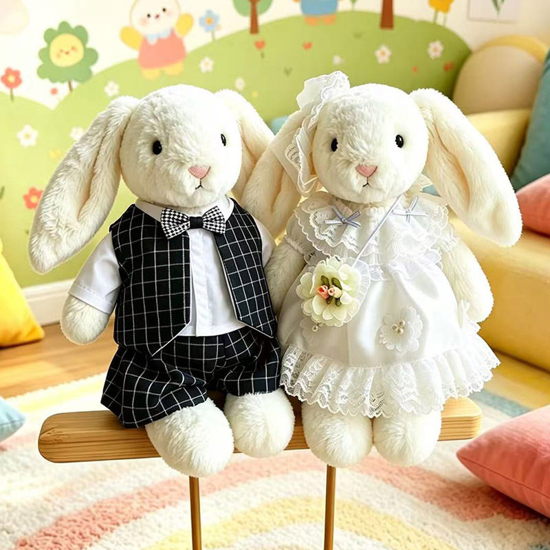 31cm邦尼兔西装婚纱结婚礼服