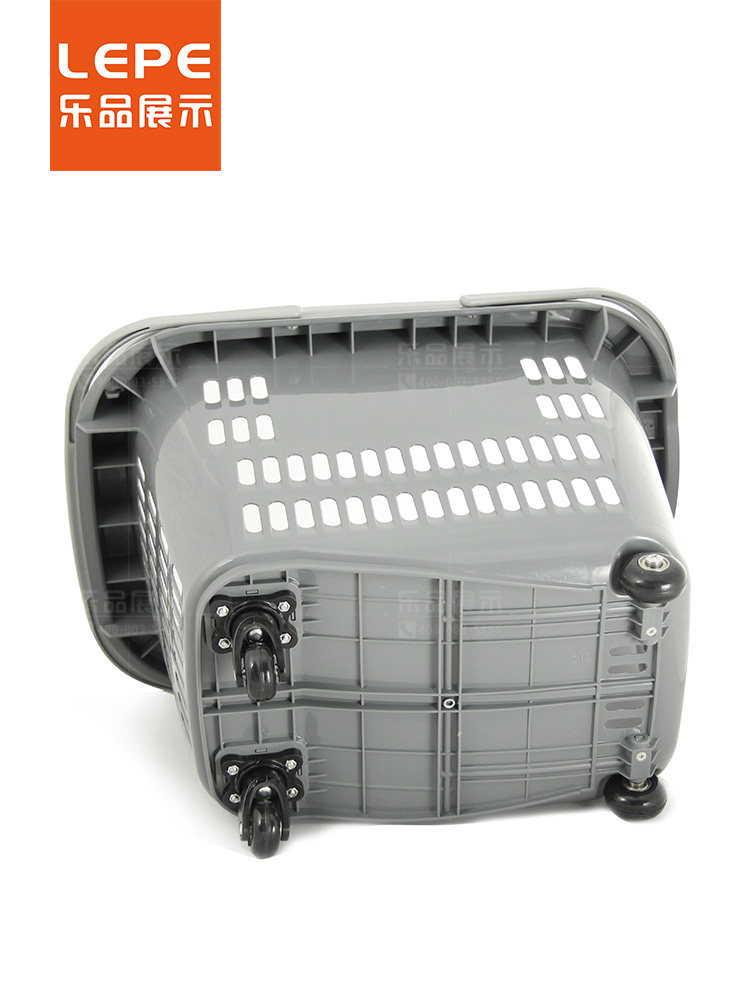LEPIN 슈퍼마켓 편의점 트롤리 쇼핑 바구니 엄마와  저장소 손 바구니 약국 흰색 플라스틱 바구니 도매