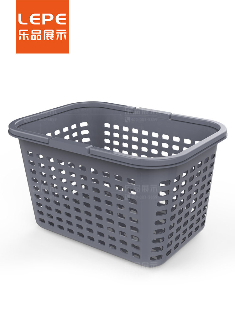 LEPIN 슈퍼마켓 편의점 트롤리 쇼핑 바구니 엄마와  저장소 손 바구니 약국 흰색 플라스틱 바구니 도매