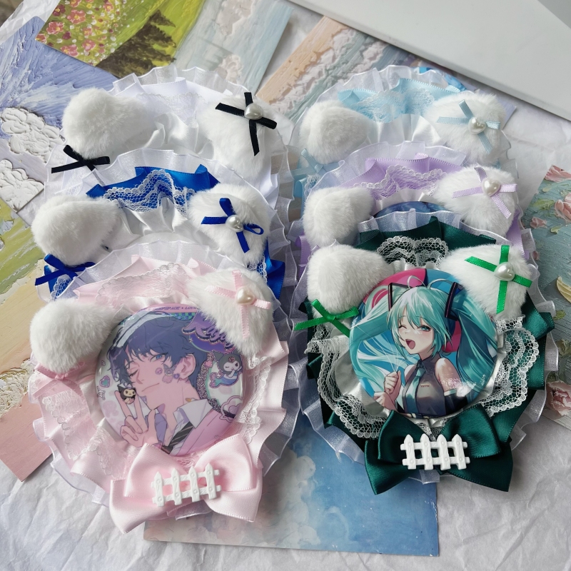 吧唧托盘谷美徽章托展示架痛包挂件装饰55mm75mm通用白菜价材料包