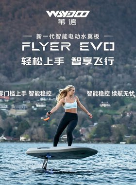 苇渡WaydooFlyerONE电动水翼冲浪板智能冲浪板套装水上动力飞板