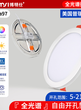 全光谱2025新款孔灯内嵌式led筒灯10cm开孔嵌入式75mm110mm80mm