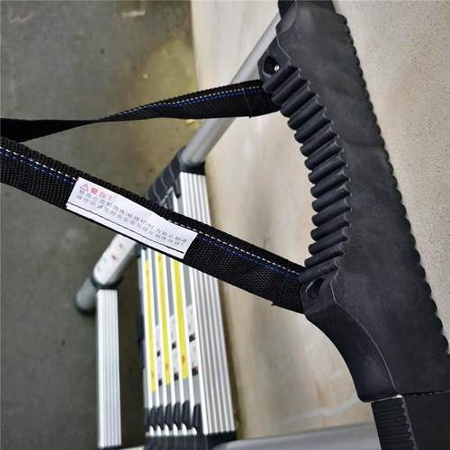 梯子顶部保护套伸缩梯子通用竹节梯配件防滑垫子黑色圆弧爬电杆子