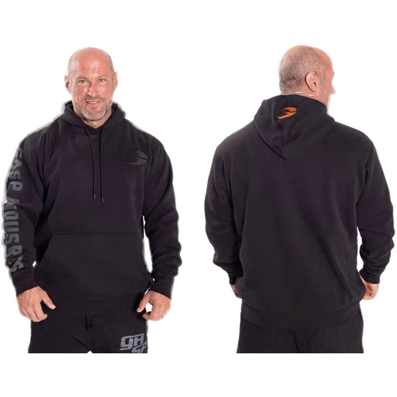 gasp加厚保暖卫衣健美运动休闲