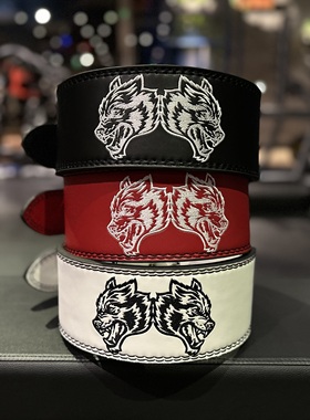 Darcsport大浪哥健身狼头腰带健美深蹲硬拉力量举训练护牛皮腰带